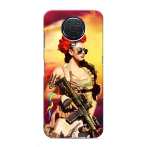 ЗСУ Чехлы (TPU) для Nokia G20 (Женщина солдат)