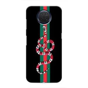 Чехлы Бренд GUCCI для Nokia G20 (Змей Гуччи)