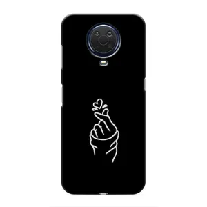 Чехлы (Знак сердечка) на Nokia G20 (Знак Сердечка)