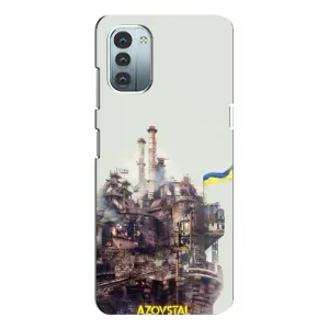 Чехлы на военную тематику для Nokia G21 (Азовсталь)
