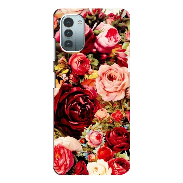 Чехол с рисунком «Букет цветов» для Nokia G21 Чехол с рисунком «Букет цветов» для Nokia G21