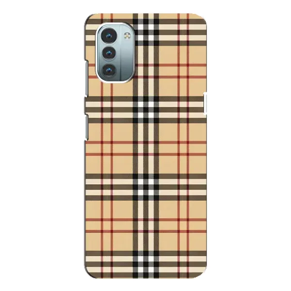 Чехол с рисунком «Burberry стиль» для Nokia G21