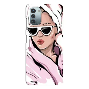 Чехол с картинкой Модные Девчонки Nokia G21 (Девушка в халате)