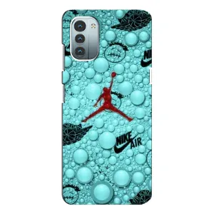 Силиконовый Чехол Nike Air Jordan на Нокиа Джи 21 (Джордан Найк)