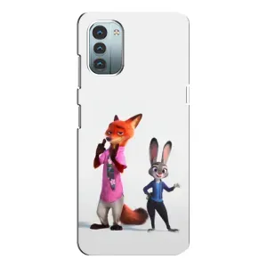 Чехол с рисунком «Джуди и Ник» для Nokia G21