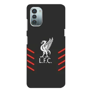 Силиконовые Чехлы принт Футбол на Nokia G21 (Эмблема Liverpool)