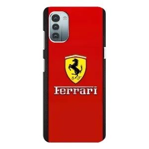 Силіконовий бампер з картинкою машини на Nokia G21 (Ferrari Logo)