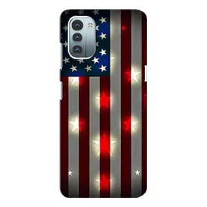 Чехол Флаг USA для Nokia G21 (Флаг США 2)