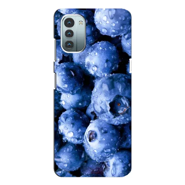 Чехол с рисунком «Голубика» для Nokia G21