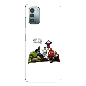 Чехлы для Nokia G21 (Для Христиан) (Иисус супергерой)