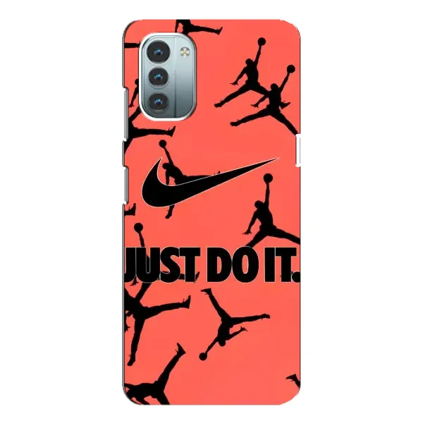 Чехол с рисунком «Just Do It» для Nokia G21 Чехол с рисунком «Just Do It» для Nokia G21
