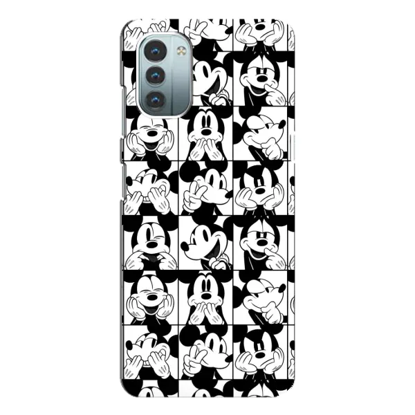 Чехол с рисунком «Коллаж Микки Маус» для Nokia G21