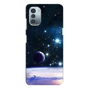 Чехол (ТПУ) с планетами на Nokia G21 (Космический вид)