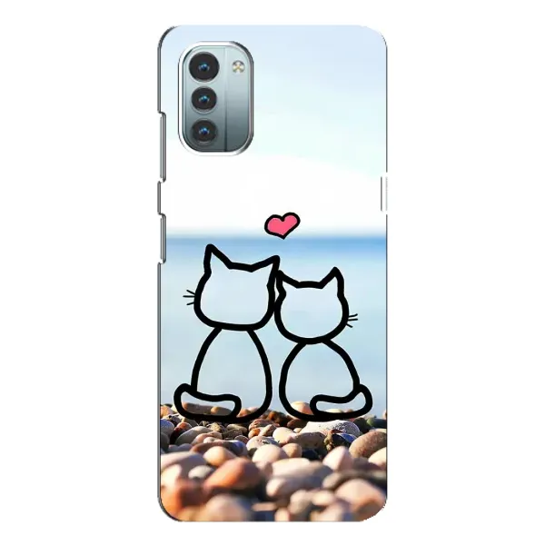 Чехол с рисунком «Котейки» для Nokia G21 Чехол с рисунком «Котейки» для Nokia G21