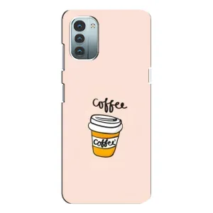 Чехол с изображением вкусной еды для Nokia G21 (Кружка кофе)