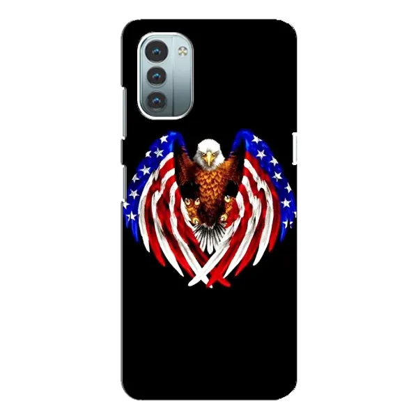 Чохол з малюнком «Крила США» для Nokia G21 Чохол з малюнком «Крила США» для Nokia G21