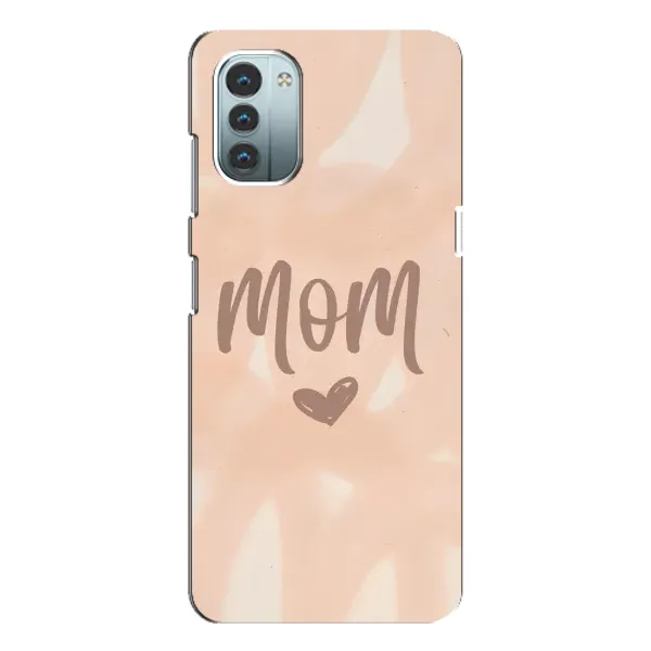 Чехол с рисунком «Love mom» для Nokia G21 Чехол с рисунком «Love mom» для Nokia G21