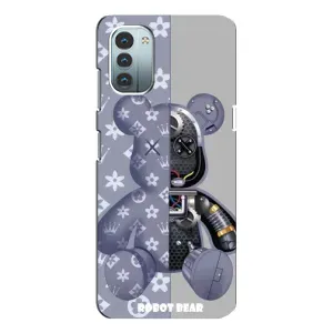 Силиконовый чехол для Nokia G21 (Медведь Louis Vuitton)