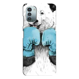 Чехлы с Пандами на Nokia G21 (Панда боксер)