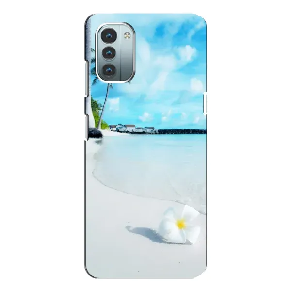 Чехол с рисунком «Пляж» для Nokia G21
