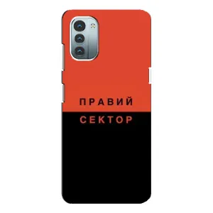 Чехлы УПА (Красно-Чёрный) на Nokia G21 (Правый Серктор)
