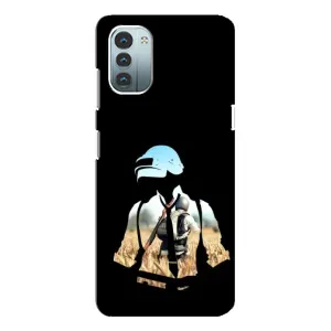 Силиконовый чехол с картинкой "Герой Pubg" на Nokia G21 (Пубг мен)