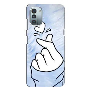Чохол (Знак сердечка) для Nokia G21 (Серце знак)