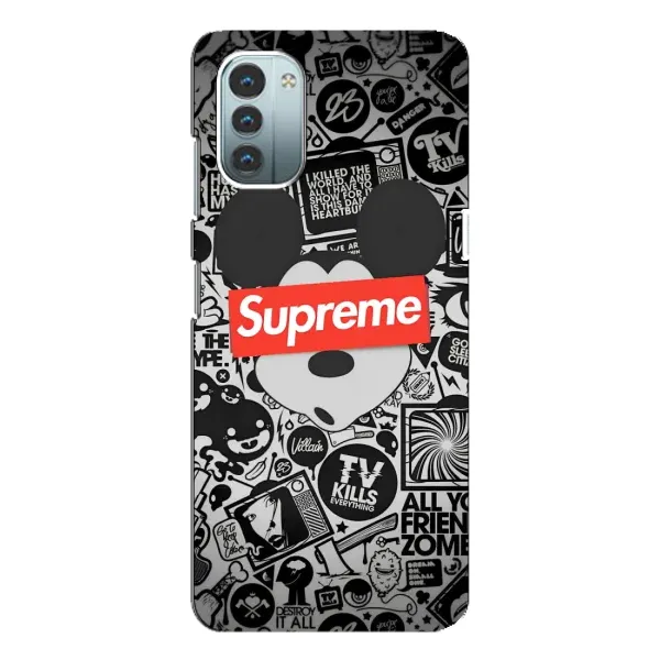 Чехол с рисунком «Supreme Маус» для Nokia G21
