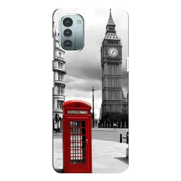 Чехол с рисунком «TELEPHONE» для Nokia G21
