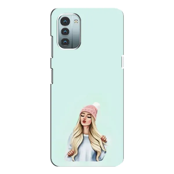 Чехол с рисунком «В шапке» для Nokia G21