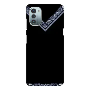 Силиконовый Чехол на Nokia G21 (Воротник вышиванки)