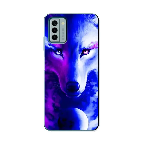 Чохол з малюнком «Арт-Вовк» для Nokia G22