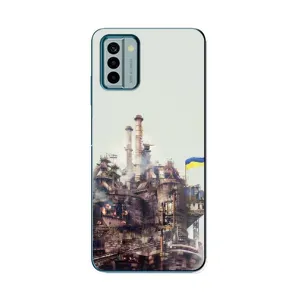 Чехлы на военную тематику для Nokia G22 (Азовсталь)