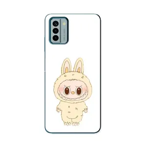 Чохол з принтом Лабубу для Nokia G22 (Бежевий Лабубу)