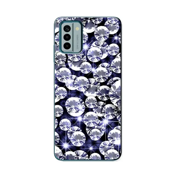 Чехол с рисунком «Бриллианты» для Nokia G22 Чехол с рисунком «Бриллианты» для Nokia G22