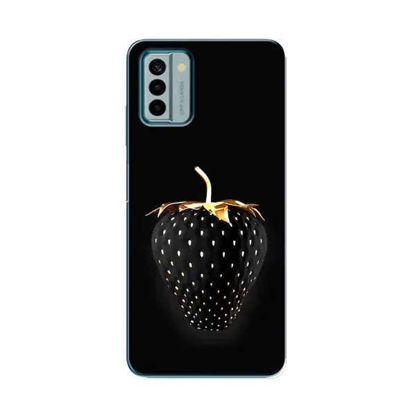 Чехол с рисунком «Чёрная клубника» для Nokia G22 Чехол с рисунком «Чёрная клубника» для Nokia G22