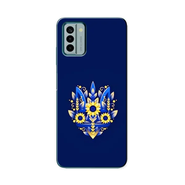 Чехол с рисунком «Цветущий Герб» для Nokia G22