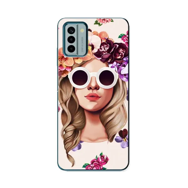 Чехол с рисунком «Девушка в очках» для Nokia G22 Чехол с рисунком «Девушка в очках» для Nokia G22