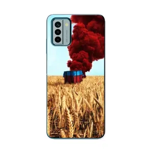 Чехол (TPU) с картинкой "Лого Пабг" на Нокиа Джи 22 (Дроп)