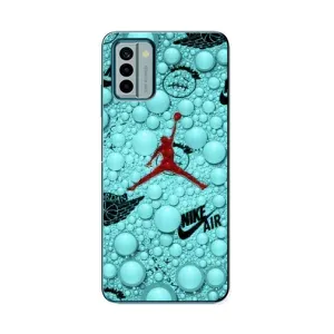 Силиконовый Чехол Nike Air Jordan на Нокиа Джи 22 (Джордан Найк)