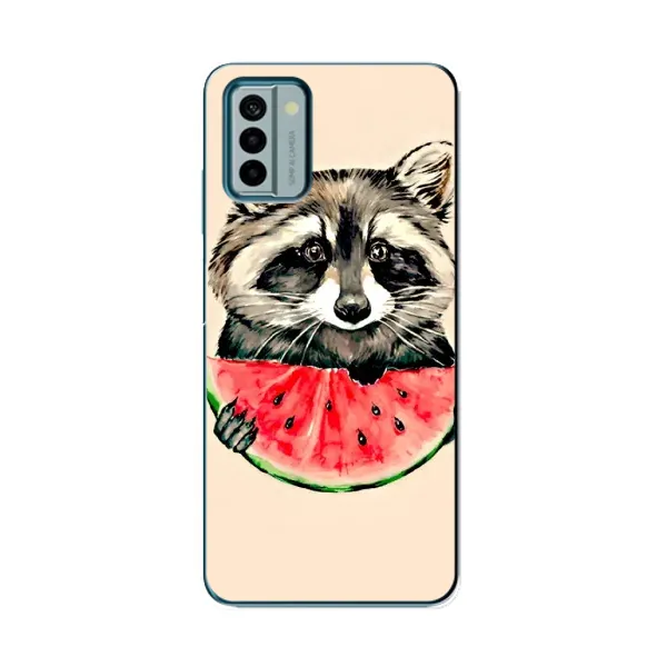 Чехол с рисунком «Енот» для Nokia G22 Чехол с рисунком «Енот» для Nokia G22