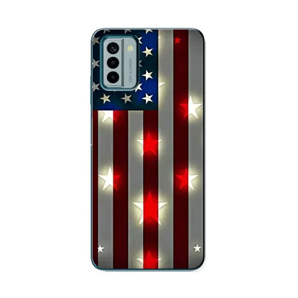Чехол с рисунком «Флаг США 2» для Nokia G22 Чехол с рисунком «Флаг США 2» для Nokia G22