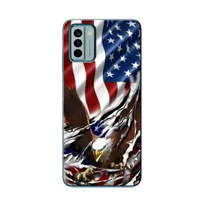 Чехол Флаг USA для Nokia G22 (Флаг USA)