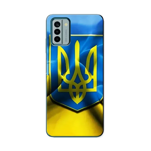 Чехол с рисунком «Герб и Флаг Украины» для Nokia G22 Чехол с рисунком «Герб и Флаг Украины» для Nokia G22