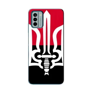 Чохли УПА (Червоно-Чорний) на Nokia G22 (Герб України)