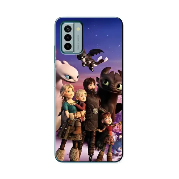 Чехол с рисунком «Герои дракона» для Nokia G22 Чехол с рисунком «Герои дракона» для Nokia G22