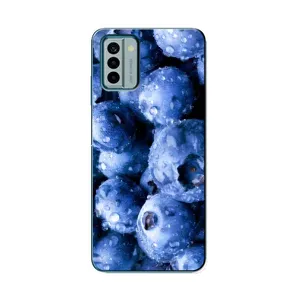 Чехол с изображением вкусной еды для Nokia G22 (Голубика)