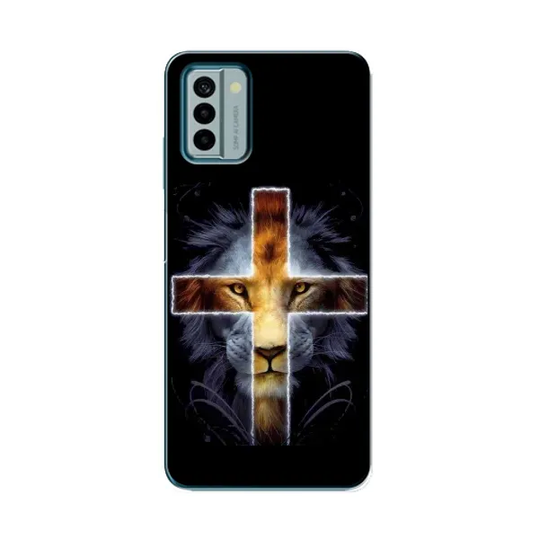 Чехол с рисунком «Иисус Лев» для Nokia G22 Чехол с рисунком «Иисус Лев» для Nokia G22