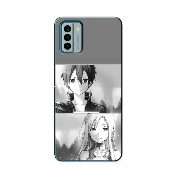 Чехол с рисунком «Кирито-Асуна» для Nokia G22 Чехол с рисунком «Кирито-Асуна» для Nokia G22