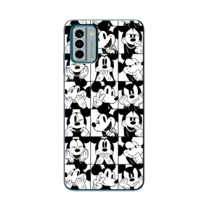 Чехлы с принтом Микки Маус на Nokia G22 (Коллаж Микки Маус)